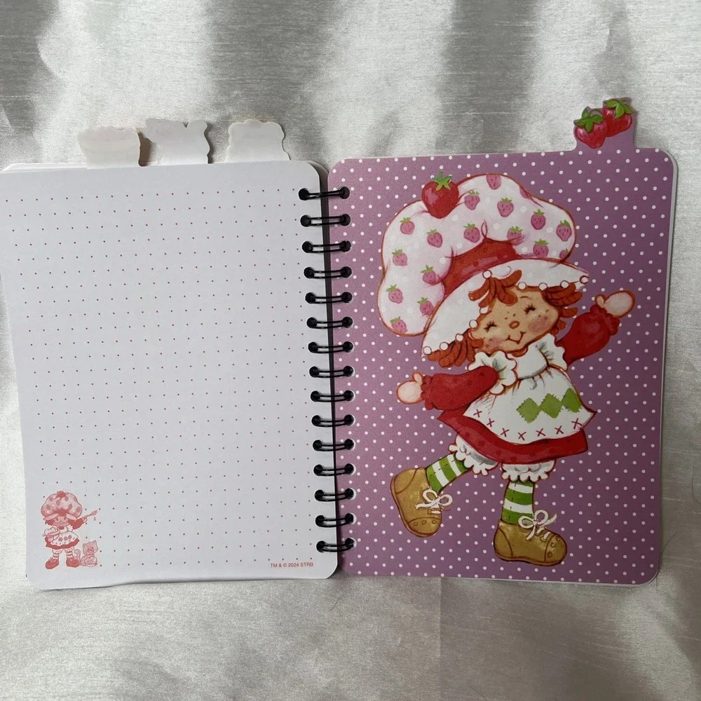 Strawberry‎ Shortcake Custard 4-Tab Journal Notebook 96 Pages Inkology 2024 - Picture 6 of 7